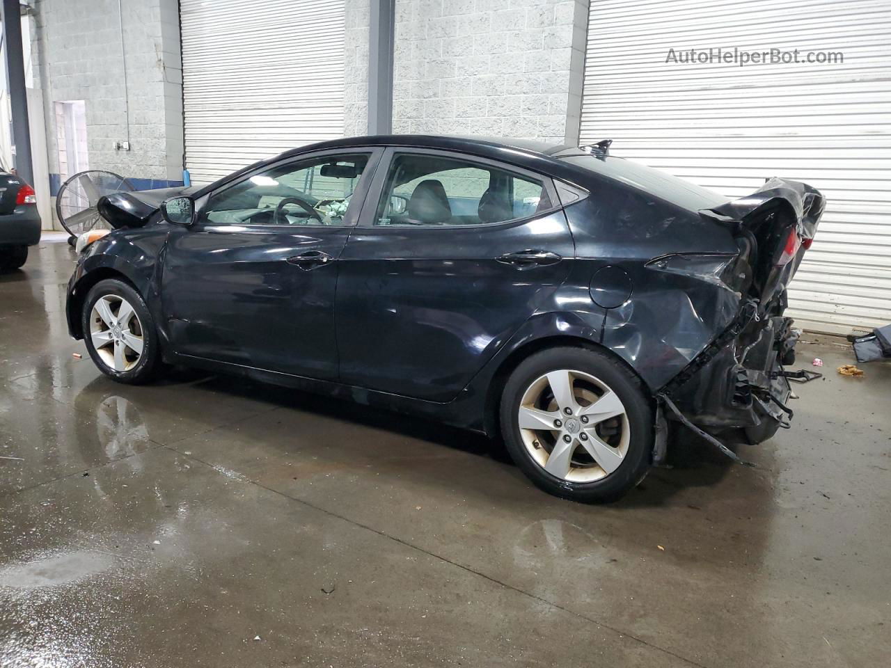 2011 Hyundai Elantra Gls Black vin: KMHDH4AE4BU104820