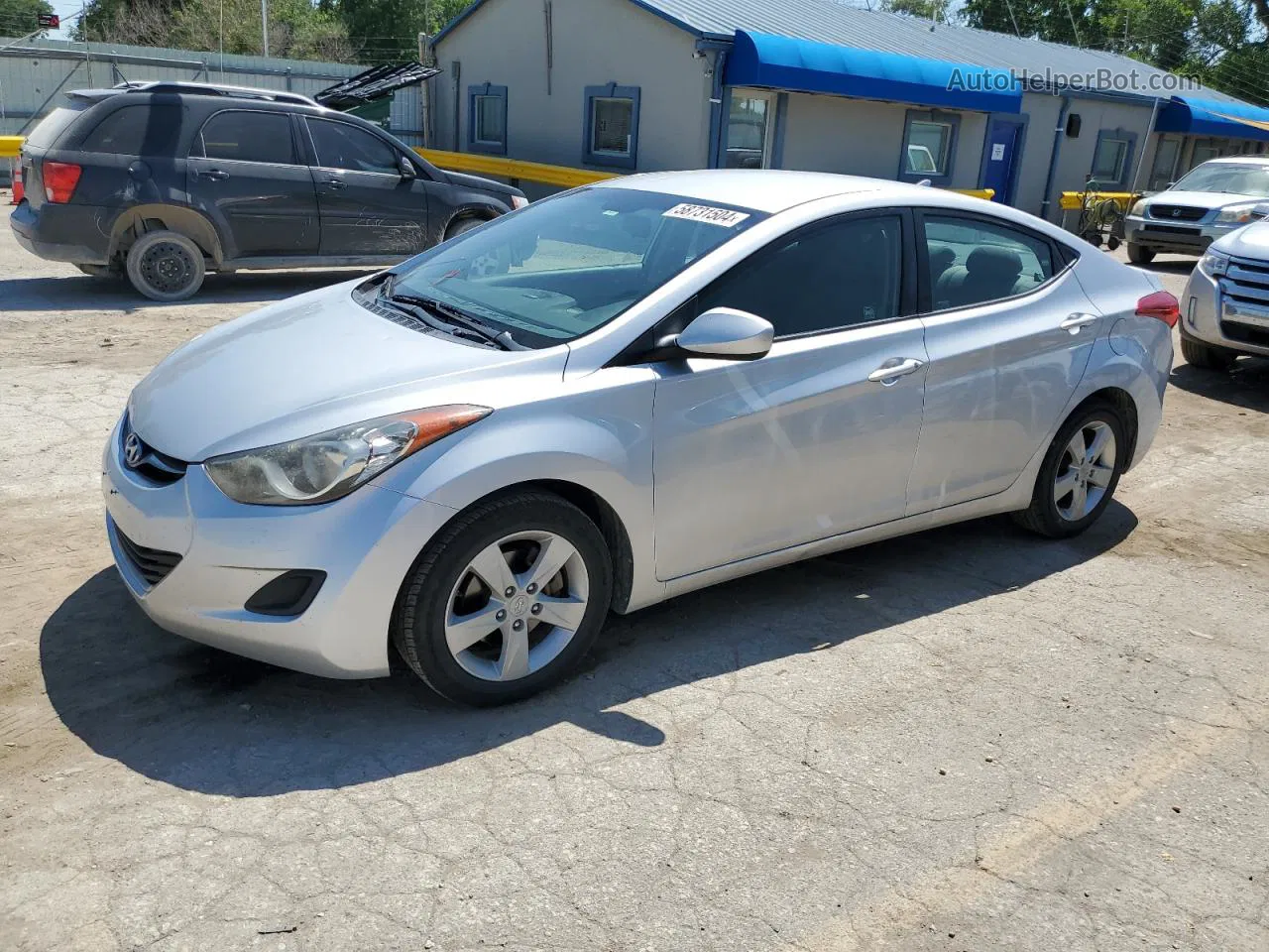 2011 Hyundai Elantra Gls Silver vin: KMHDH4AE4BU125523