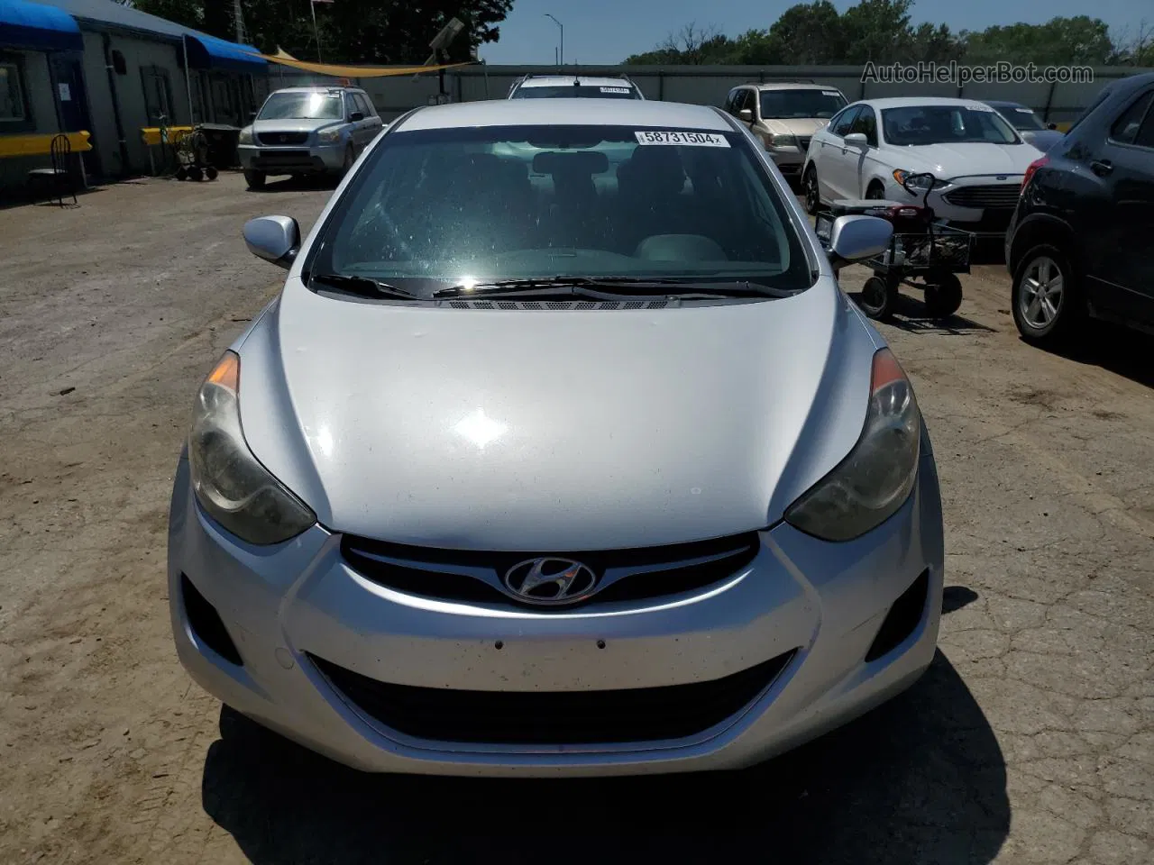 2011 Hyundai Elantra Gls Серебряный vin: KMHDH4AE4BU125523