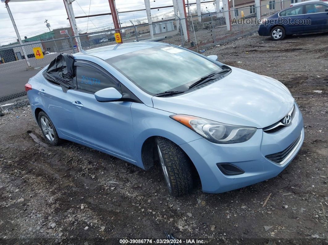 2011 Hyundai Elantra Gls (ulsan Plant) Синий vin: KMHDH4AE4BU157291