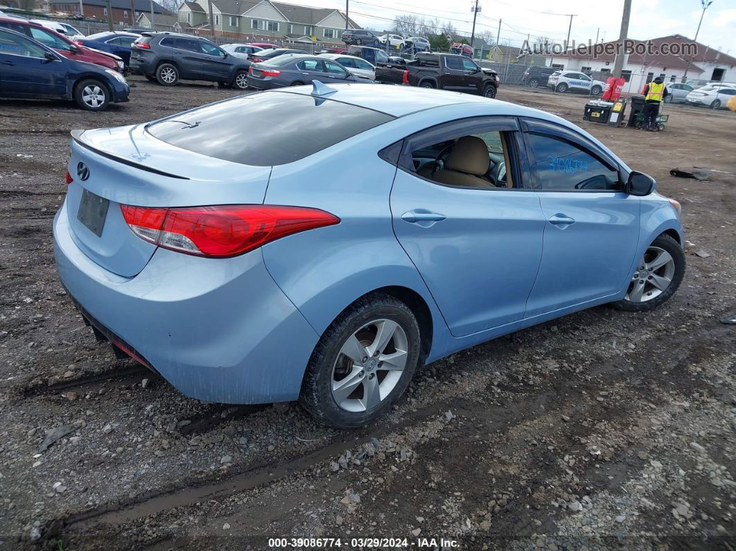 2011 Hyundai Elantra Gls (ulsan Plant) Blue vin: KMHDH4AE4BU157291