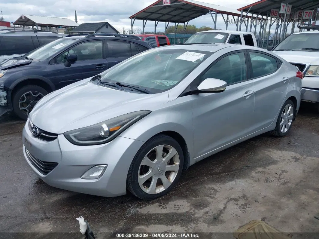 2011 Hyundai Elantra Limited (ulsan Plant) Silver vin: KMHDH4AE4BU163205