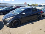 2012 Hyundai Elantra Gls Black vin: KMHDH4AE4CU195542