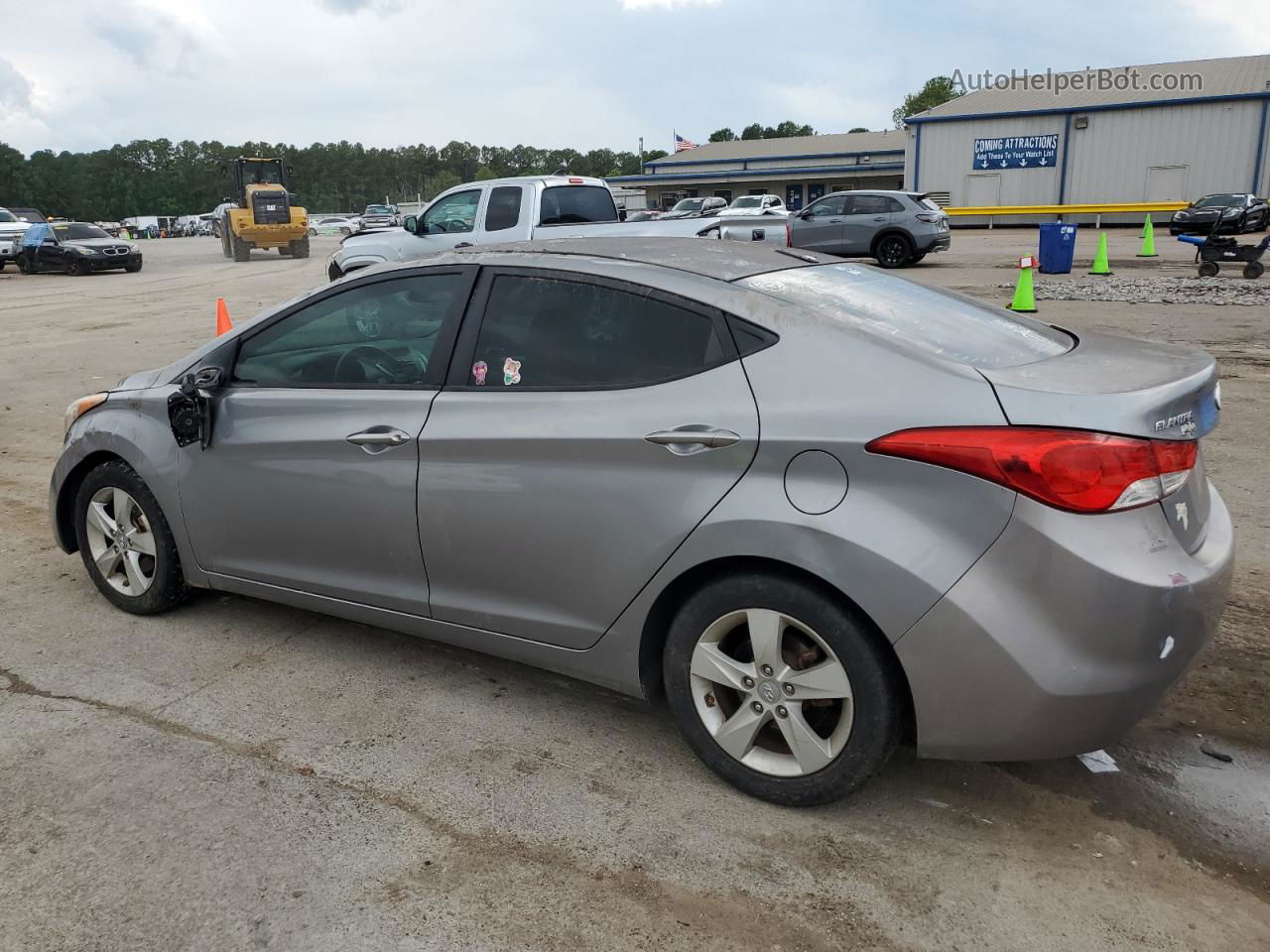 2012 Hyundai Elantra Gls Серебряный vin: KMHDH4AE4CU354771