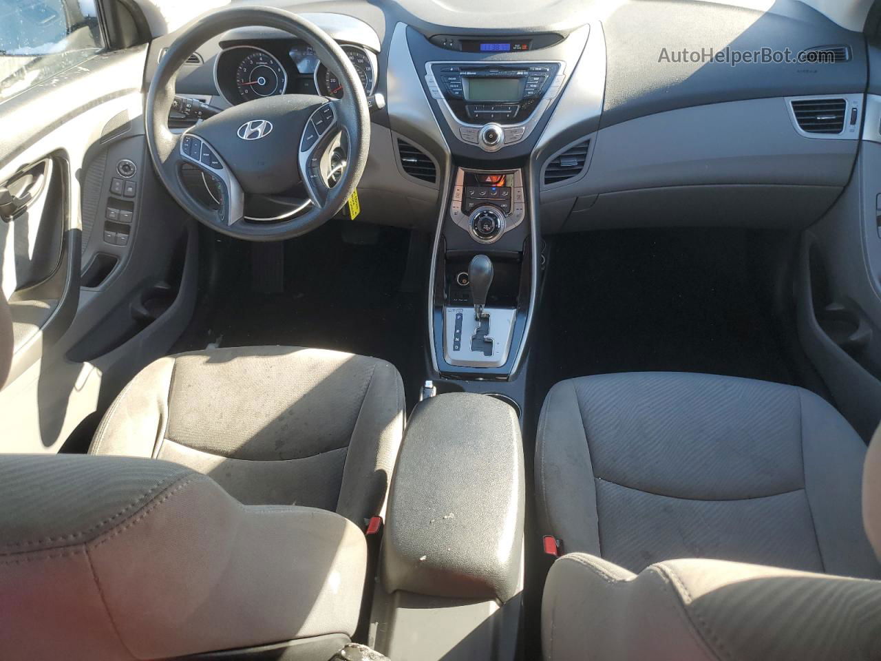 2013 Hyundai Elantra Gls Silver vin: KMHDH4AE4DU497611