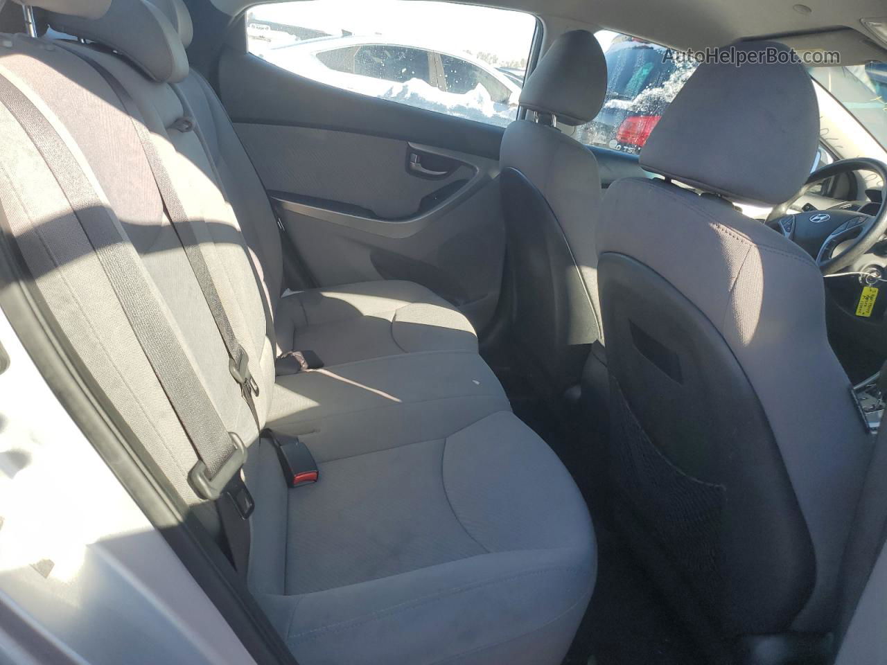 2013 Hyundai Elantra Gls Silver vin: KMHDH4AE4DU497611