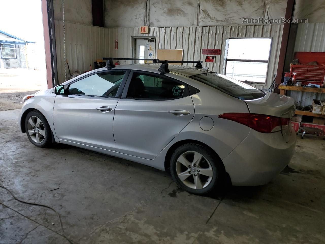 2013 Hyundai Elantra Gls Серебряный vin: KMHDH4AE4DU649046