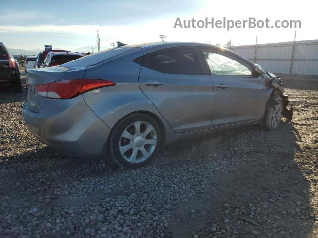 2013 Hyundai Elantra Gls Gray vin: KMHDH4AE4DU702733