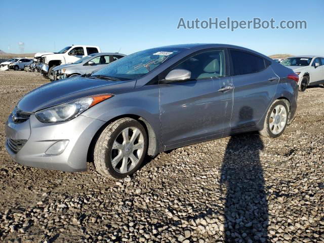 2013 Hyundai Elantra Gls Серый vin: KMHDH4AE4DU702733