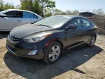 2013 Hyundai Elantra Gls Black vin: KMHDH4AE4DU757330