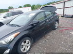 2013 Hyundai Elantra Gls Black vin: KMHDH4AE4DU851921