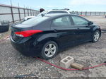 2013 Hyundai Elantra Gls Black vin: KMHDH4AE4DU851921