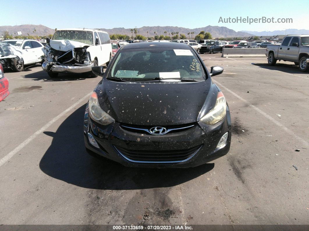 2013 Hyundai Elantra Gls (ulsan Plant) Black vin: KMHDH4AE4DU919733