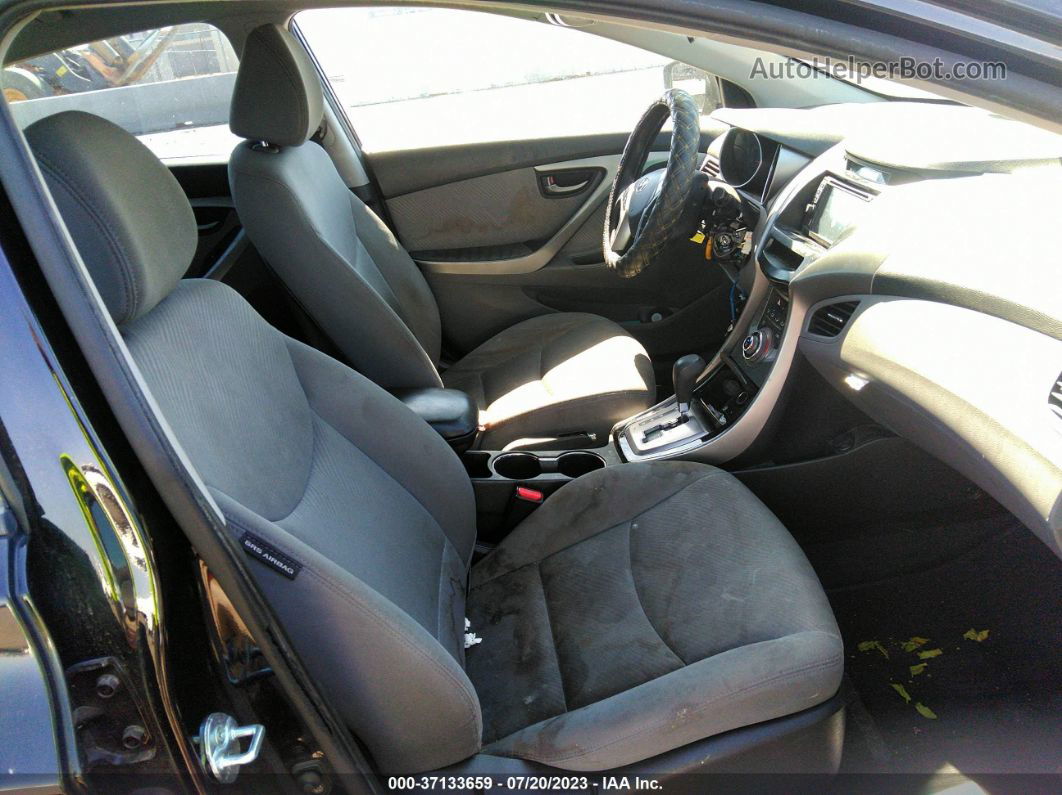 2013 Hyundai Elantra Gls (ulsan Plant) Black vin: KMHDH4AE4DU919733