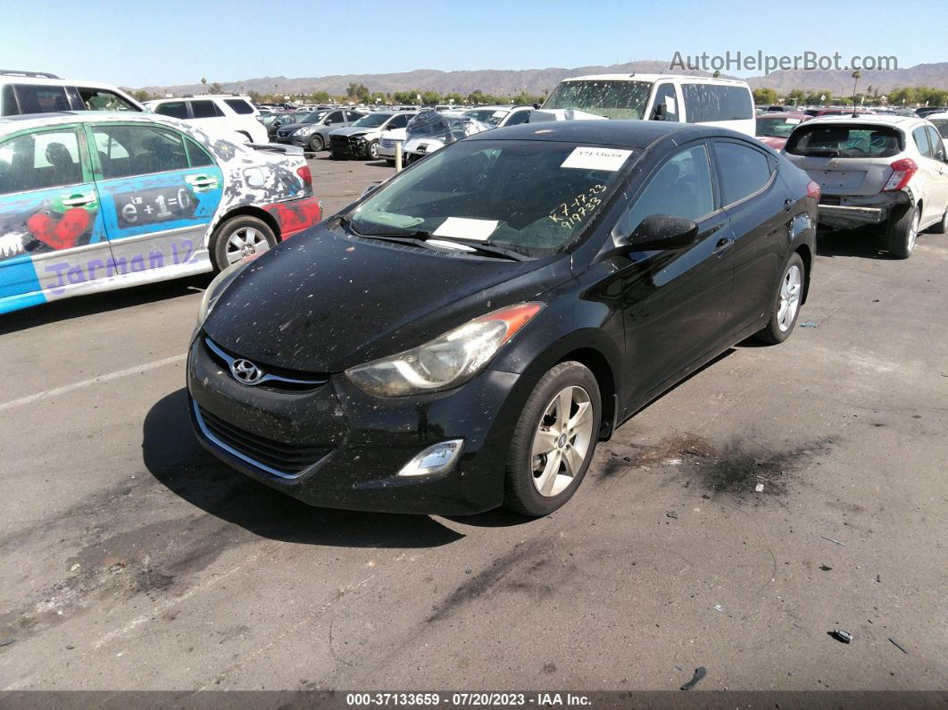 2013 Hyundai Elantra Gls (ulsan Plant) Black vin: KMHDH4AE4DU919733