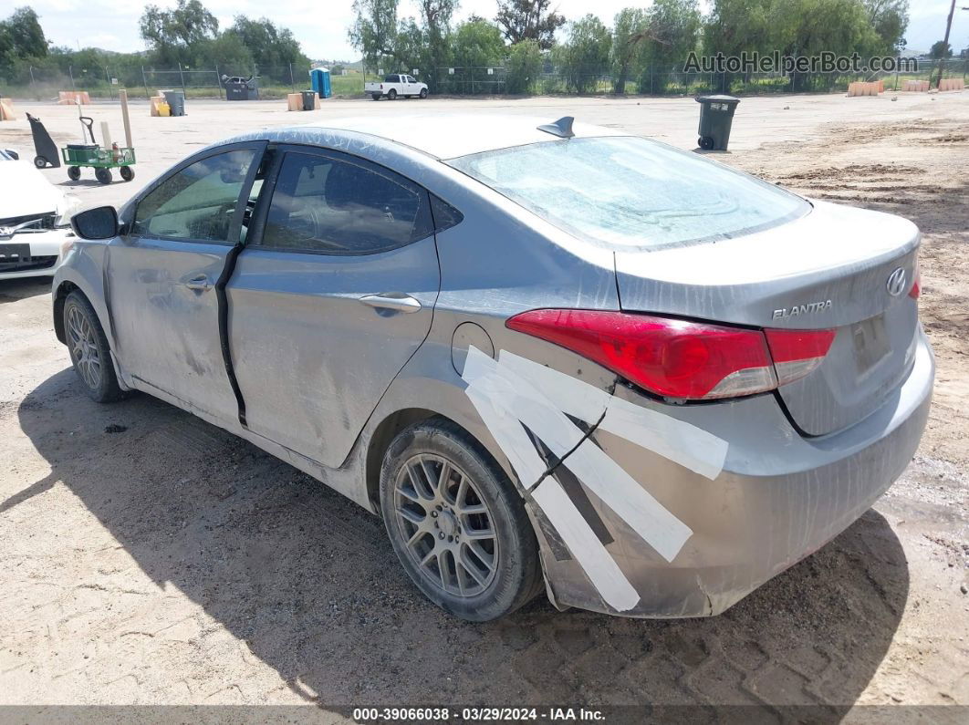 2013 Hyundai Elantra Gls Silver vin: KMHDH4AE4DU940436