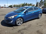 2014 Hyundai Elantra Se Blue vin: KMHDH4AE4EU035602