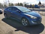 2014 Hyundai Elantra Se Blue vin: KMHDH4AE4EU035602