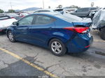 2014 Hyundai Elantra Se (ulsan Plant) Blue vin: KMHDH4AE4EU120407