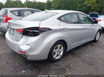 2014 Hyundai Elantra Se Silver vin: KMHDH4AE4EU142407