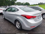 2014 Hyundai Elantra Se Silver vin: KMHDH4AE4EU142407