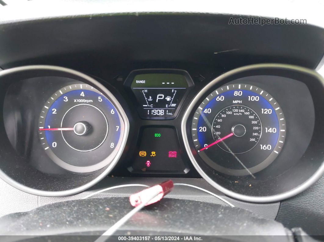 2014 Hyundai Elantra Se Серебряный vin: KMHDH4AE4EU142407