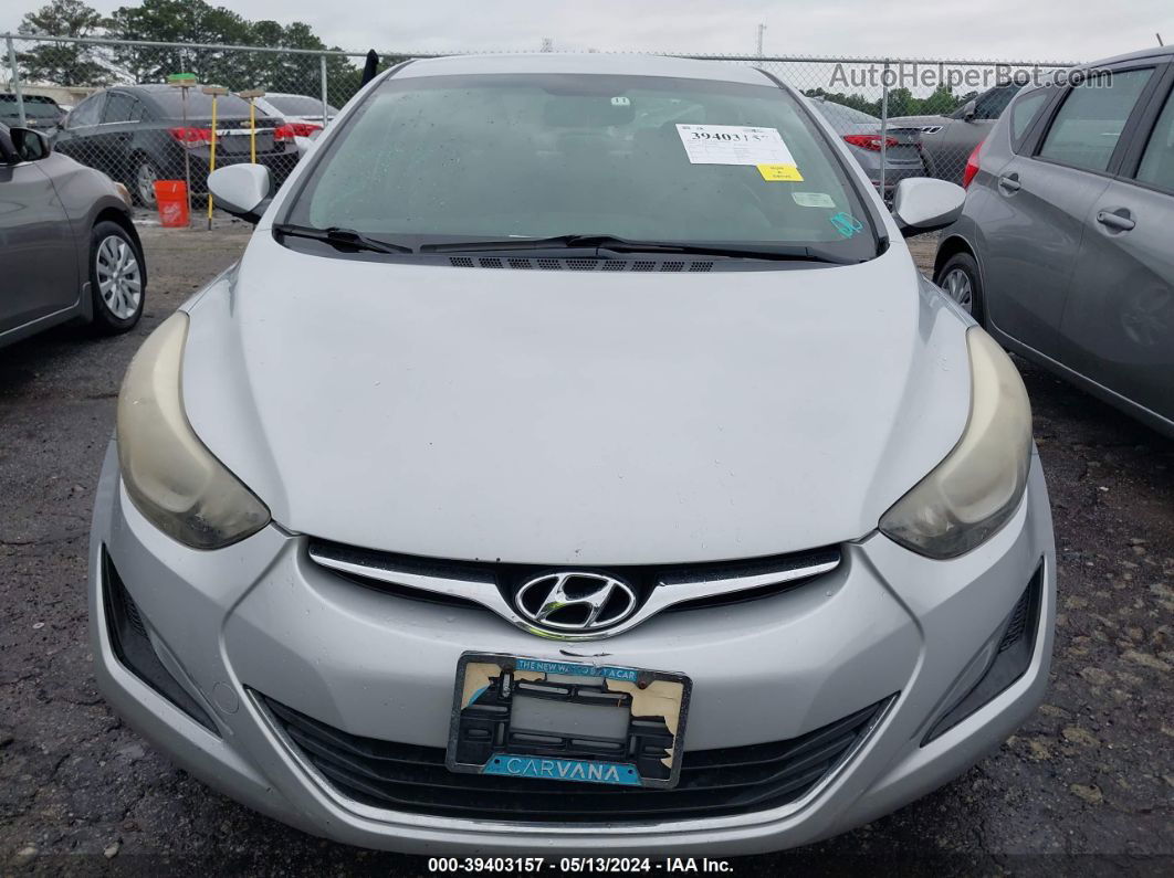 2014 Hyundai Elantra Se Серебряный vin: KMHDH4AE4EU142407