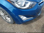 2014 Hyundai Elantra Se Blue vin: KMHDH4AE4EU180591