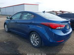 2014 Hyundai Elantra Se Blue vin: KMHDH4AE4EU180591