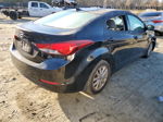 2014 Hyundai Elantra Se Black vin: KMHDH4AE4EU203660