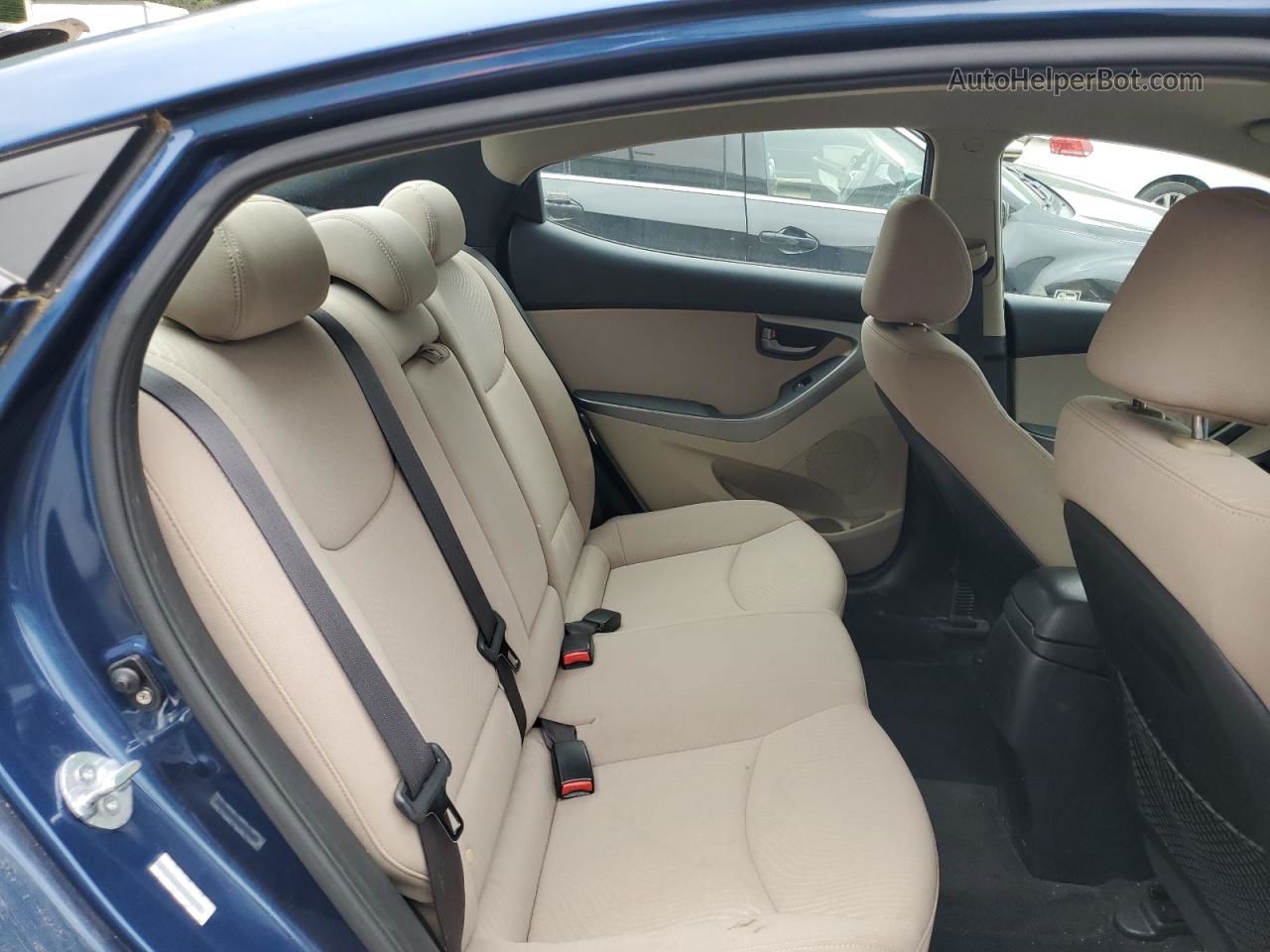 2015 Hyundai Elantra Se Синий vin: KMHDH4AE4FU420238