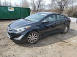 2016 Hyundai Elantra Se Black vin: KMHDH4AE4GU487682