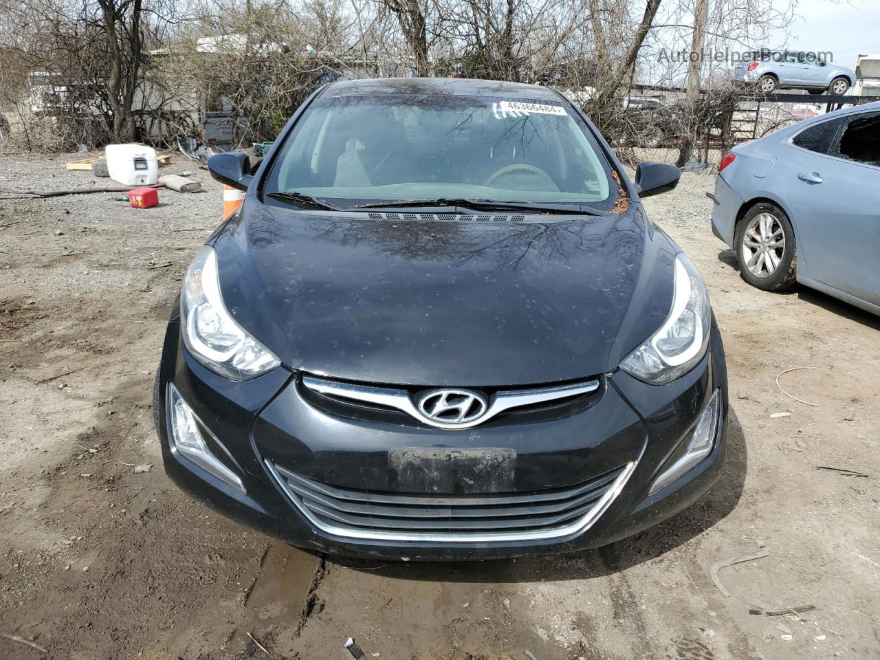 2016 Hyundai Elantra Se Black vin: KMHDH4AE4GU487682