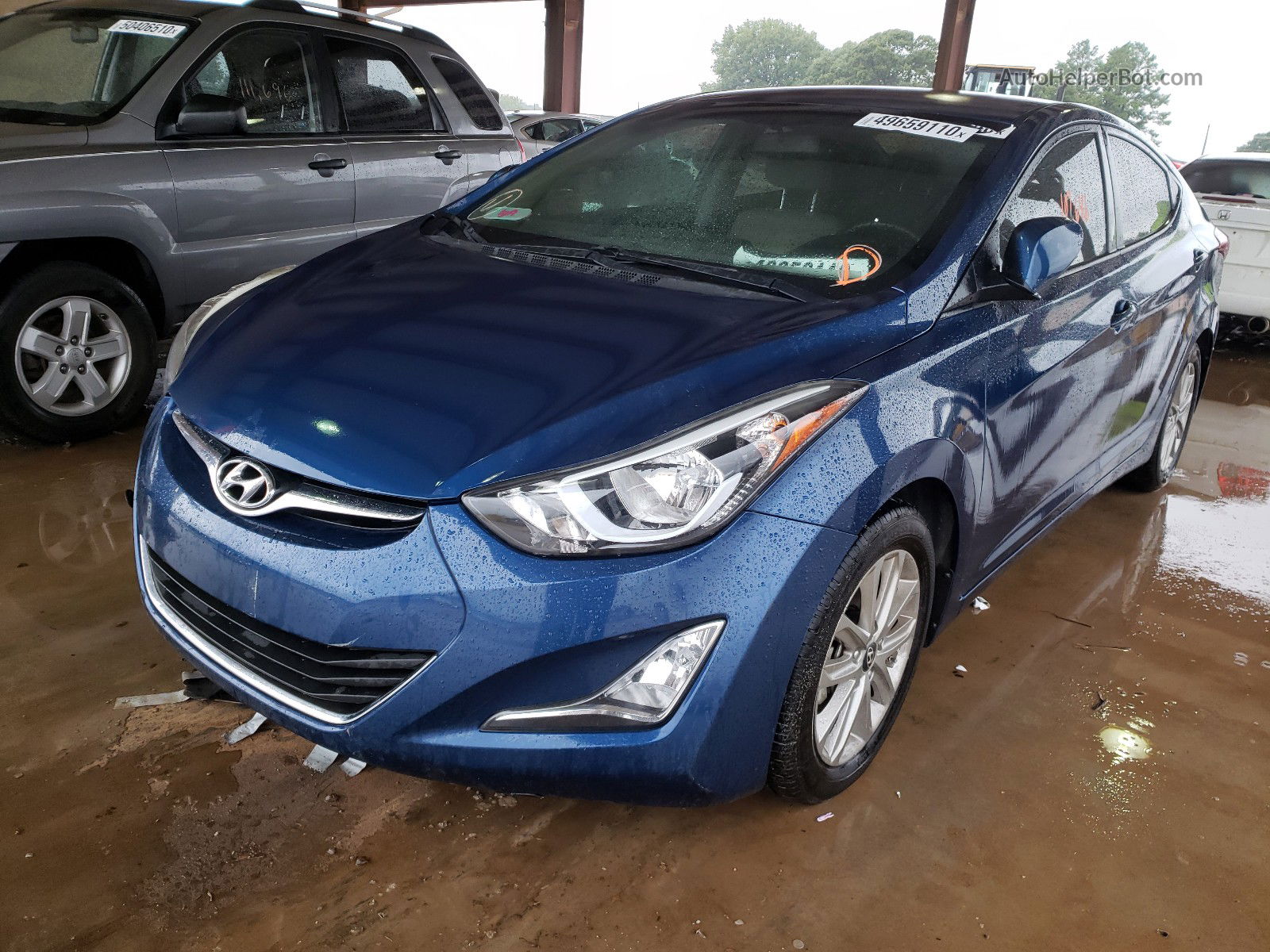 2016 Hyundai Elantra Se Blue vin: KMHDH4AE4GU542177