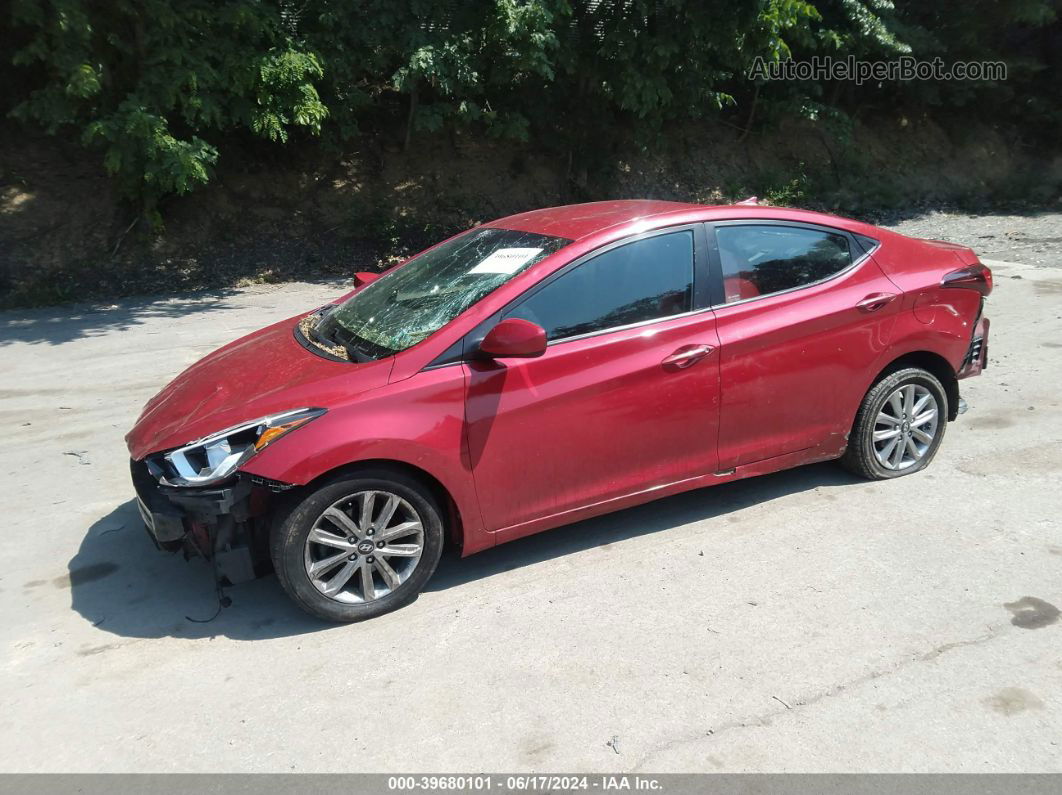 2016 Hyundai Elantra Se Red vin: KMHDH4AE4GU544687