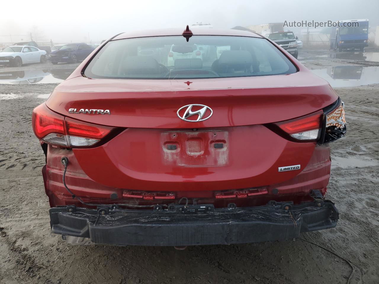 2016 Hyundai Elantra Se Red vin: KMHDH4AE4GU603060