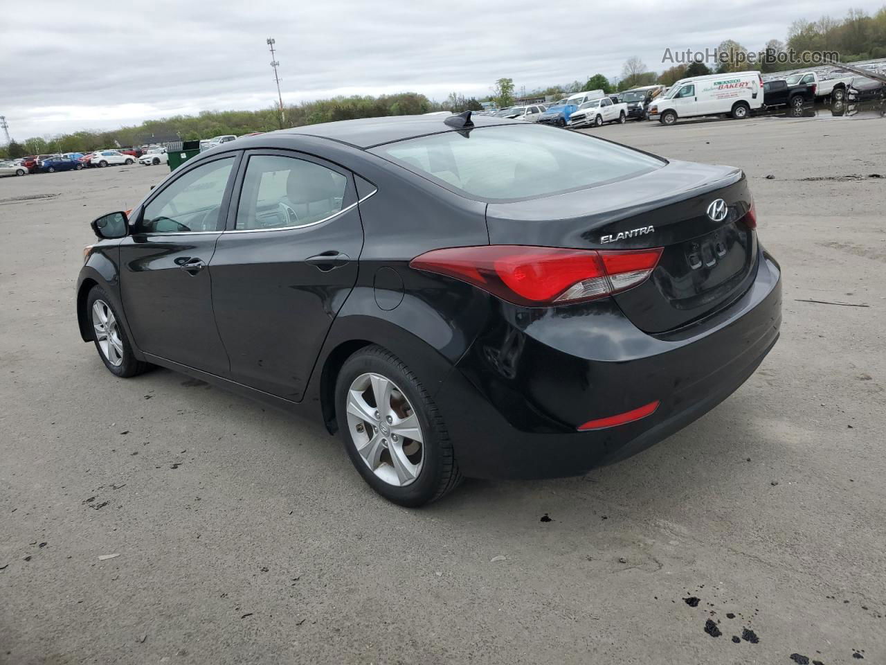 2016 Hyundai Elantra Se Black vin: KMHDH4AE4GU628279