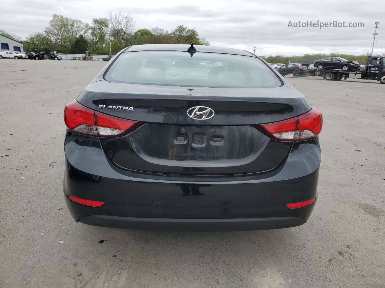 2016 Hyundai Elantra Se Black vin: KMHDH4AE4GU628279