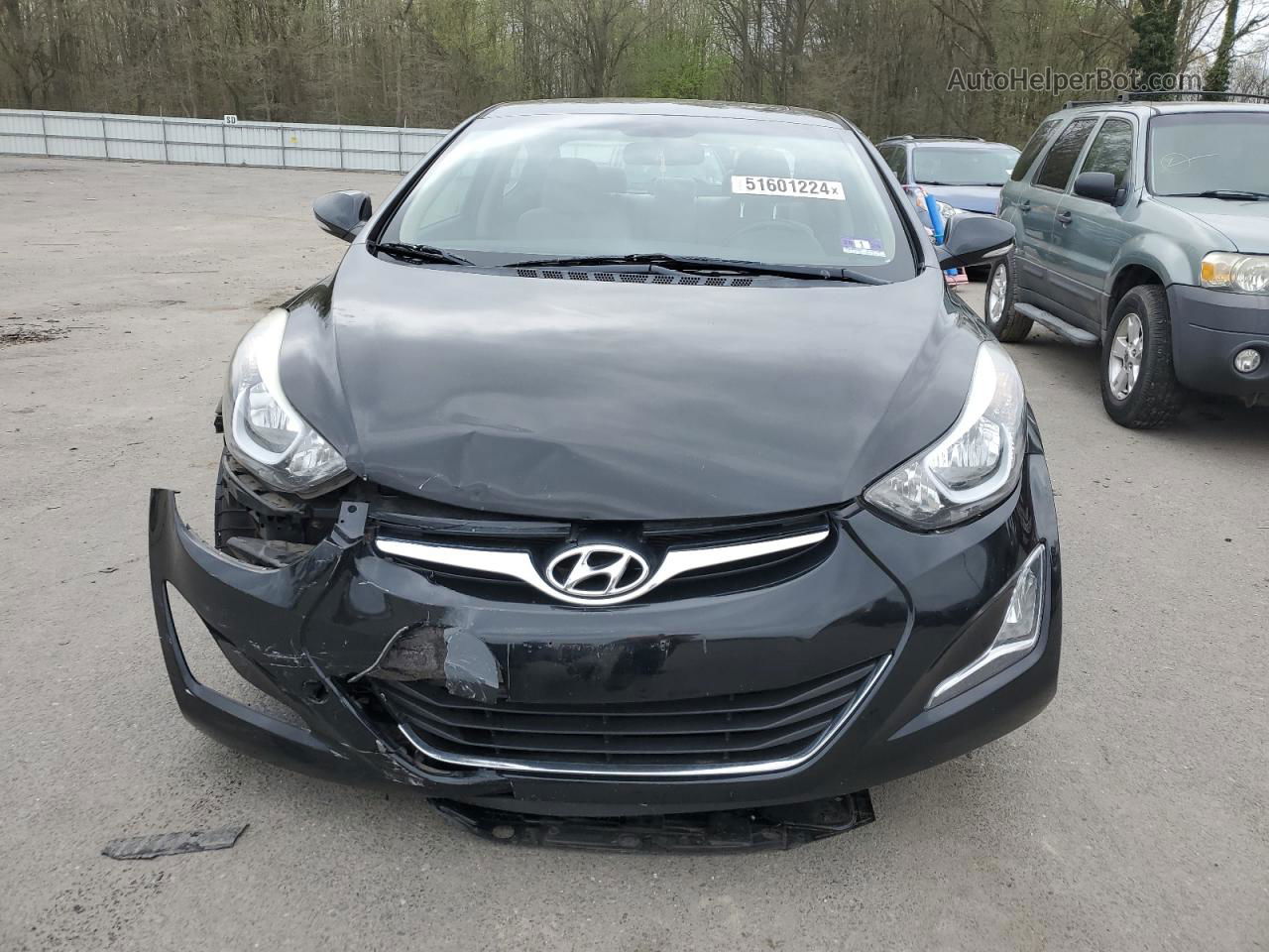 2016 Hyundai Elantra Se Black vin: KMHDH4AE4GU628279