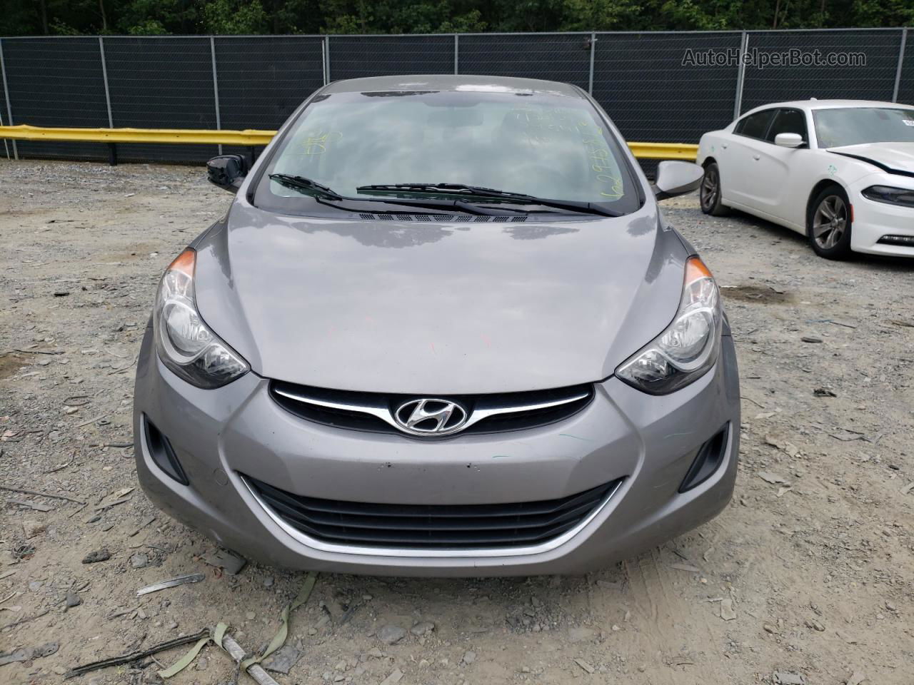 2011 Hyundai Elantra Gls Серый vin: KMHDH4AE5BU095111