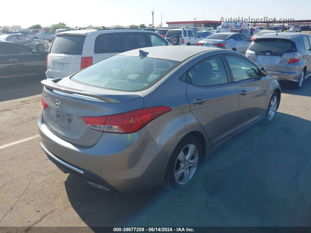 2011 Hyundai Elantra Gls (ulsan Plant) Gray vin: KMHDH4AE5BU112490