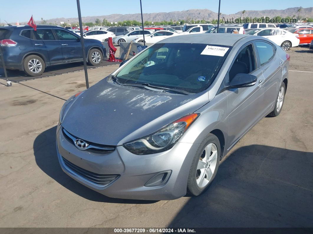 2011 Hyundai Elantra Gls (ulsan Plant) Gray vin: KMHDH4AE5BU112490