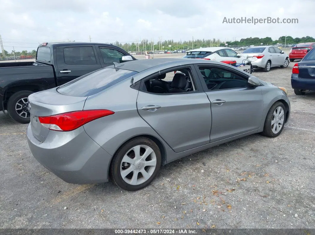 2011 Hyundai Elantra Limited (ulsan Plant) Серебряный vin: KMHDH4AE5BU155730