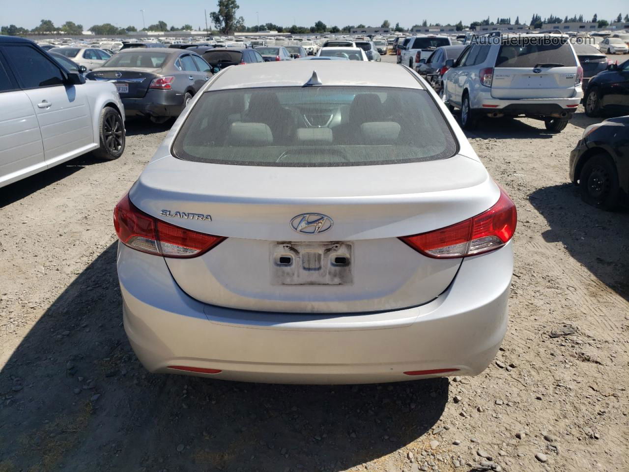 2011 Hyundai Elantra Gls Silver vin: KMHDH4AE5BU157123