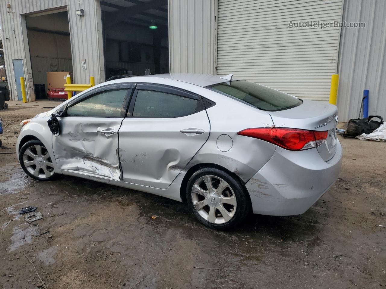 2011 Hyundai Elantra Gls Серебряный vin: KMHDH4AE5BU166906