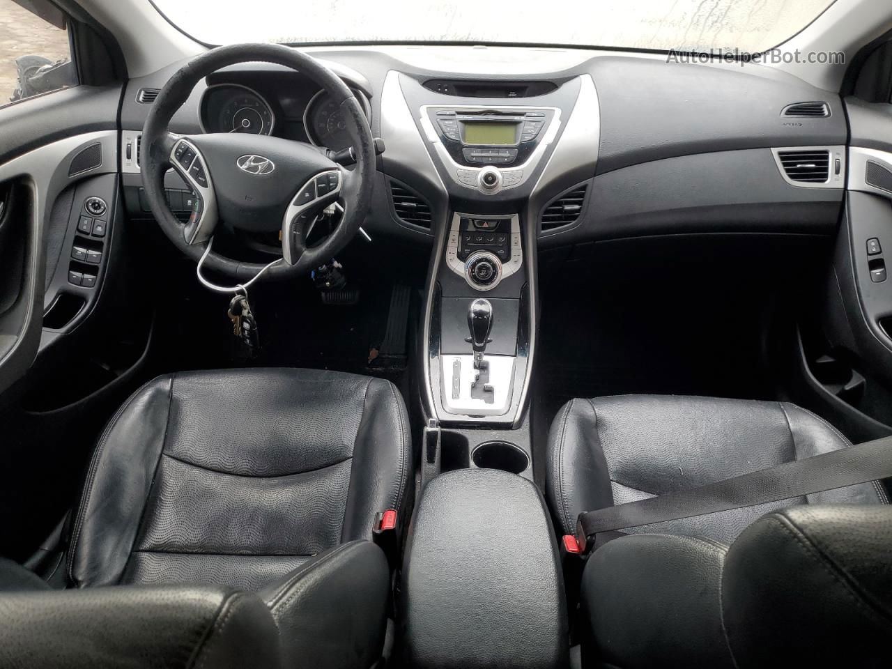 2011 Hyundai Elantra Gls Серебряный vin: KMHDH4AE5BU166906