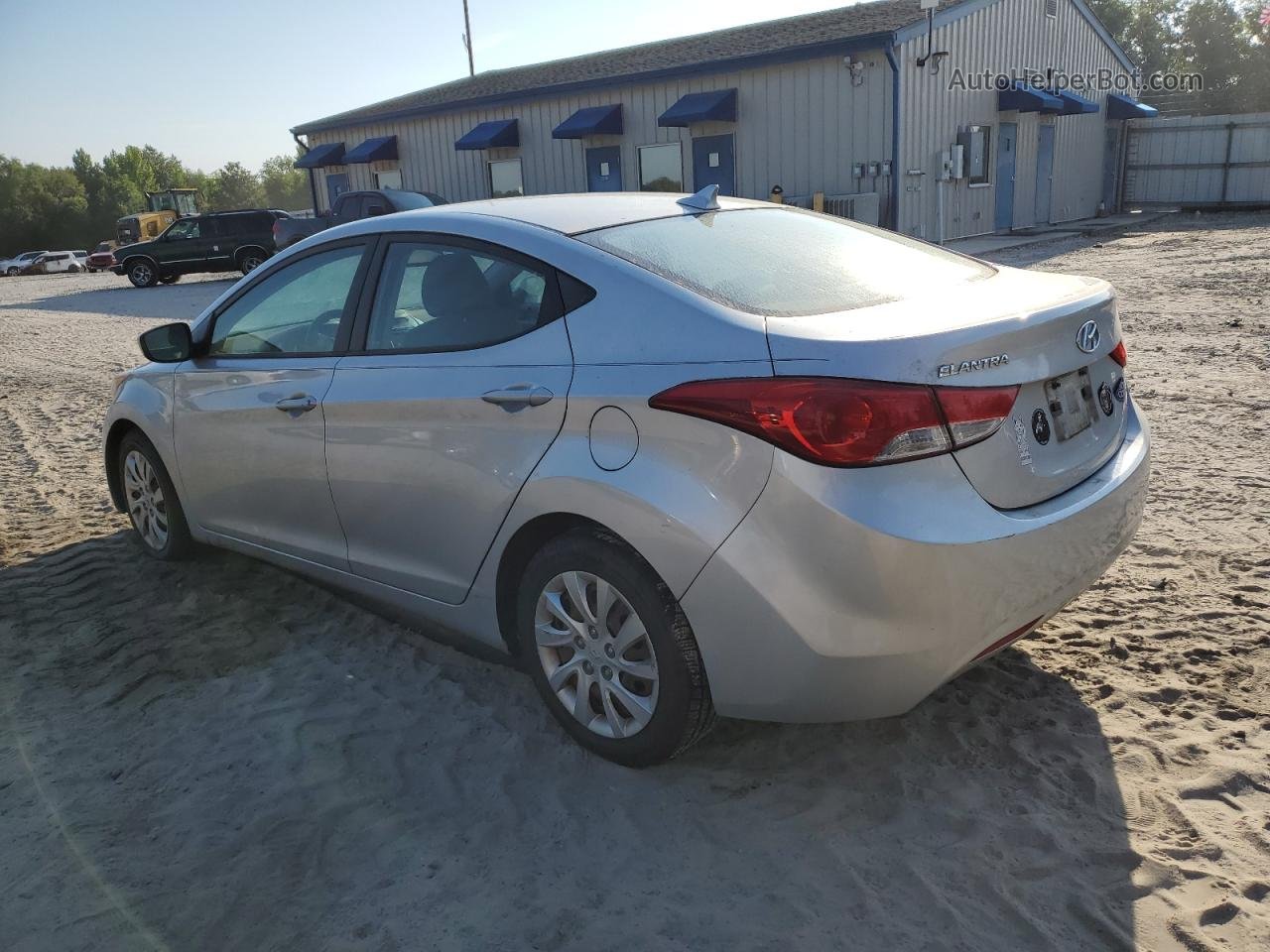 2012 Hyundai Elantra Gls Silver vin: KMHDH4AE5CU217743