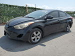 2012 Hyundai Elantra Gls Black vin: KMHDH4AE5CU341172