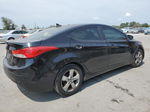 2012 Hyundai Elantra Gls Black vin: KMHDH4AE5CU341172