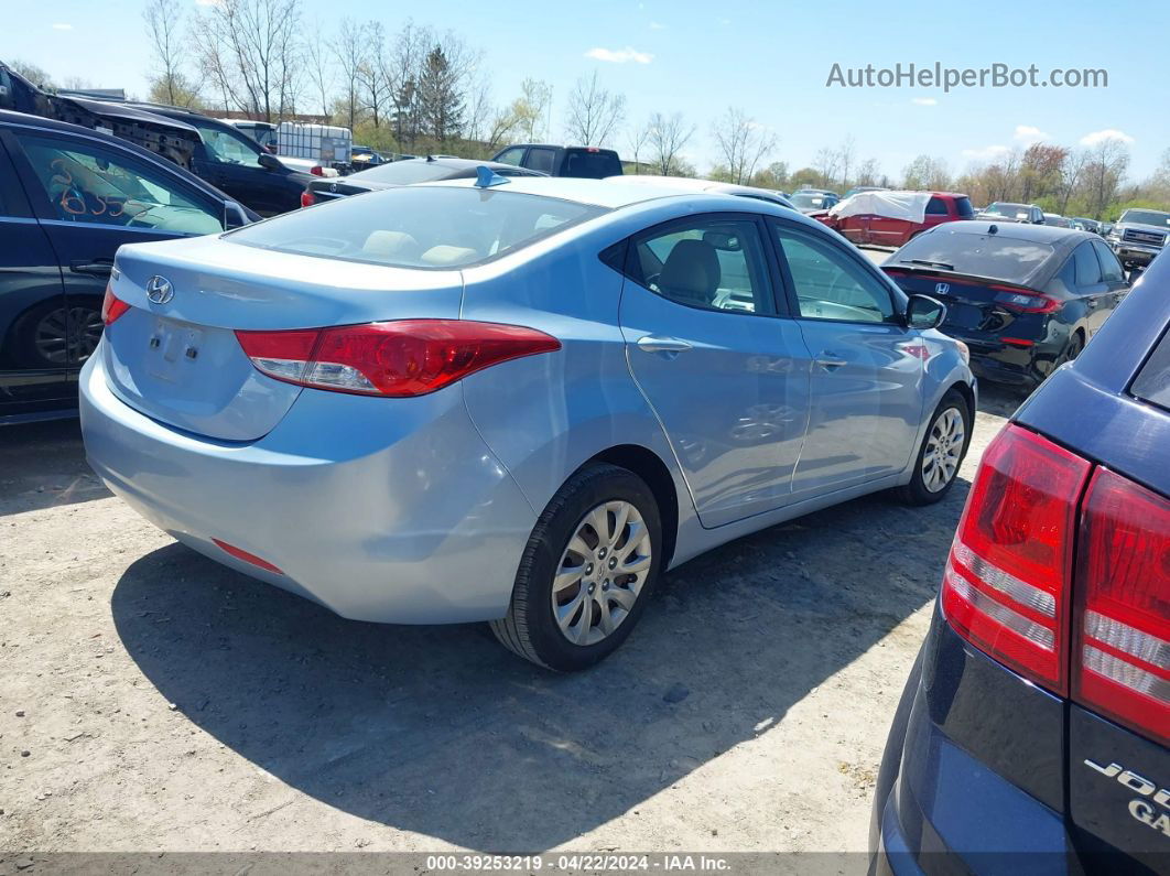 2012 Hyundai Elantra Gls (ulsan Plant) Blue vin: KMHDH4AE5CU363026